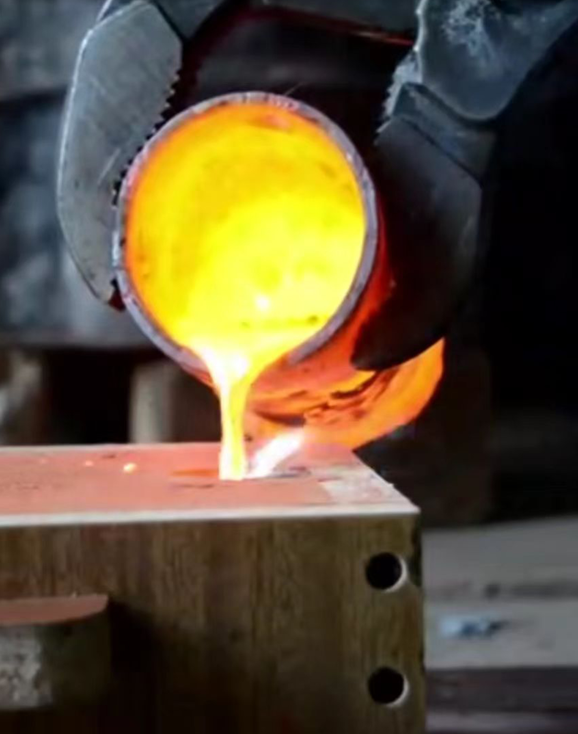 Peças fundidas de cobre