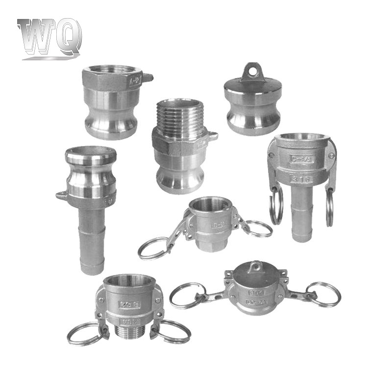 Acoplamentos Camlock de liberação rápida do conector de tubo de aço inoxidável
